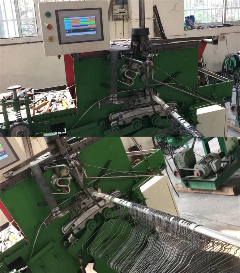 qwe PLC Control Type Automatic Galvanised Steel Wire Hanger Machine QK-3