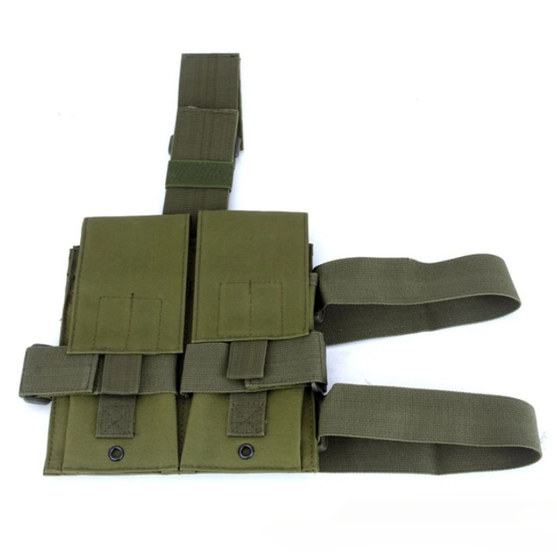 Tactical Thigh  Magazine Pouch Drop Leg Panel Mag Pouch For 5.56/7.62  Outdoor Airsoft Leg Mag Holder Charger Carrier - view 5