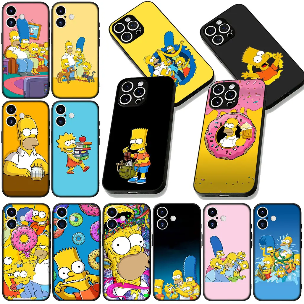 Чехол для телефона OPPO A18 A17 A40 A60 A80 A16 A38 A78 A79 A54 A58 A57 4G 5G Anime S-Simpsons Bart S-Simpson Защитный чехол