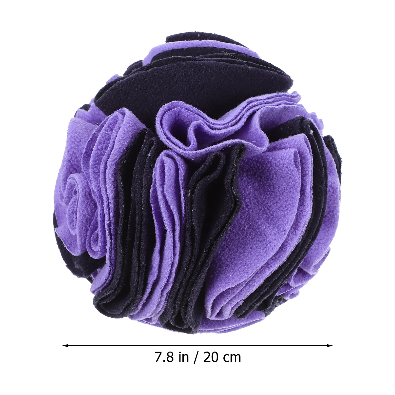 

Pet Sniffing Ball Dog Interactive Feeder Polar Fleece Material Safe Durable Hide Food Bonding Activity Pet Sniffing Ball