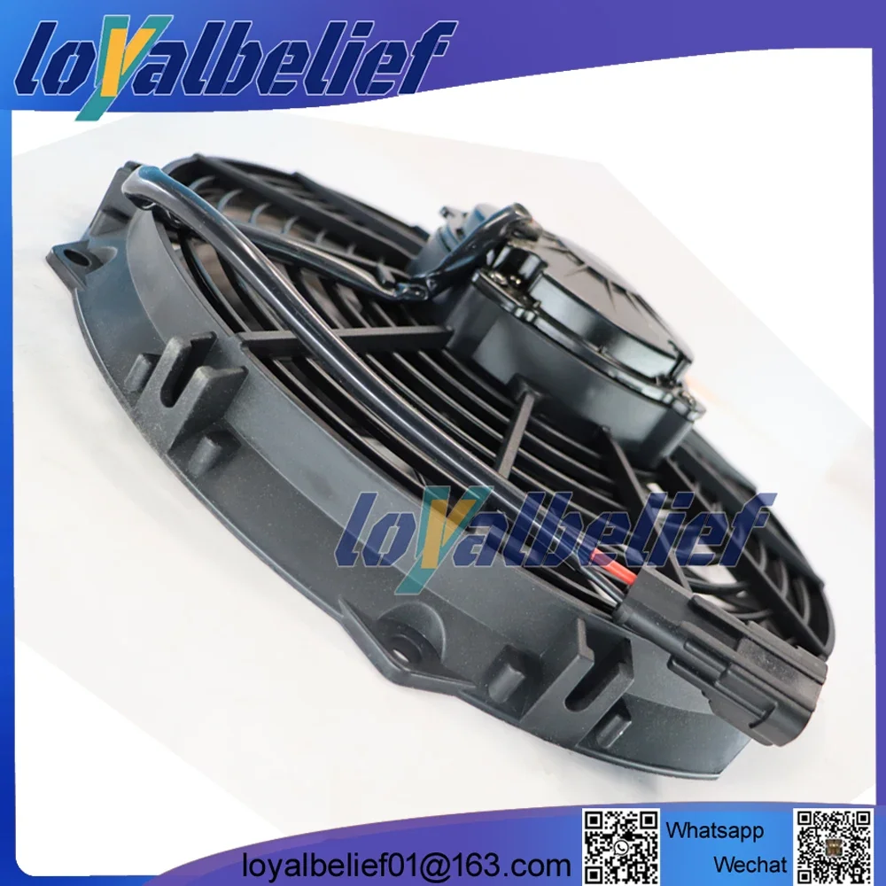 

NEW AC Condenser Fan 2211 Refrigerated Truck Bus Hair Dryer 12V 24V Electronic Fan Fan Mounting Kit