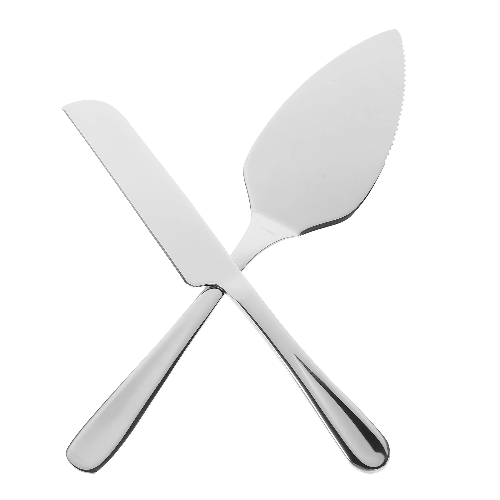 

1 set 1 Set Stainless Steel Cake Cutter Server Set Wedding Party Serving Tool Rustic Baking Spatula Kitchen Utensil