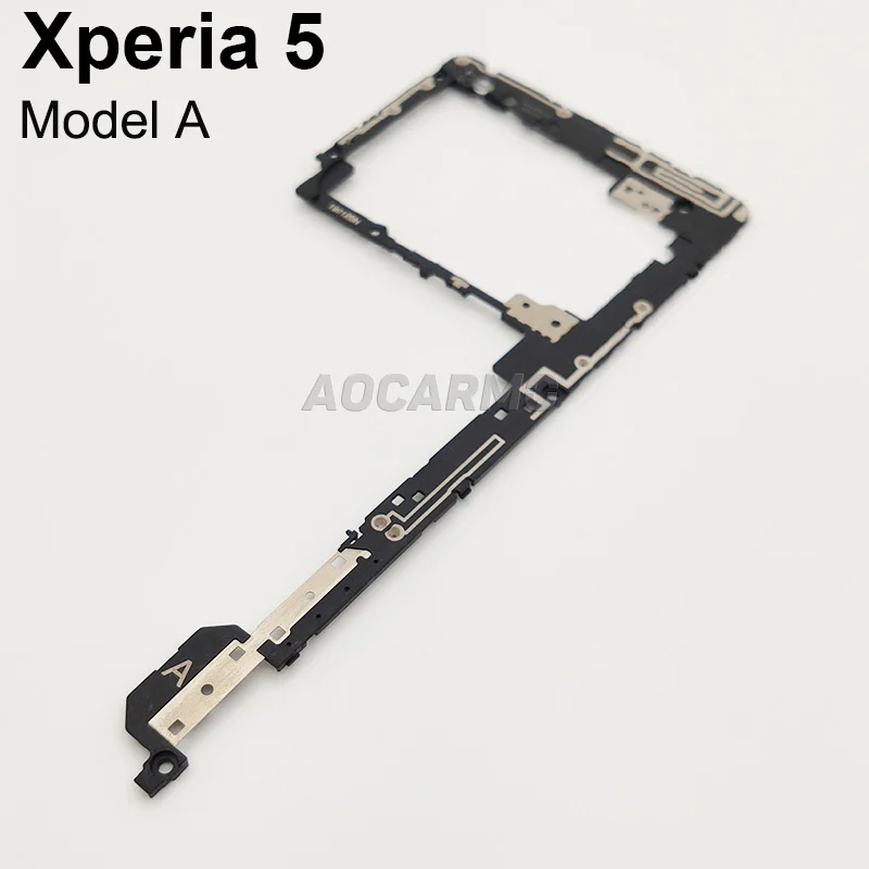 Aocarmo For Sony Xperia 1 J9110 J8110 For Xperia 5 / X5 / J8210 J9210 Back Frame Motherboard Holder Cover Rear Plate Antenna