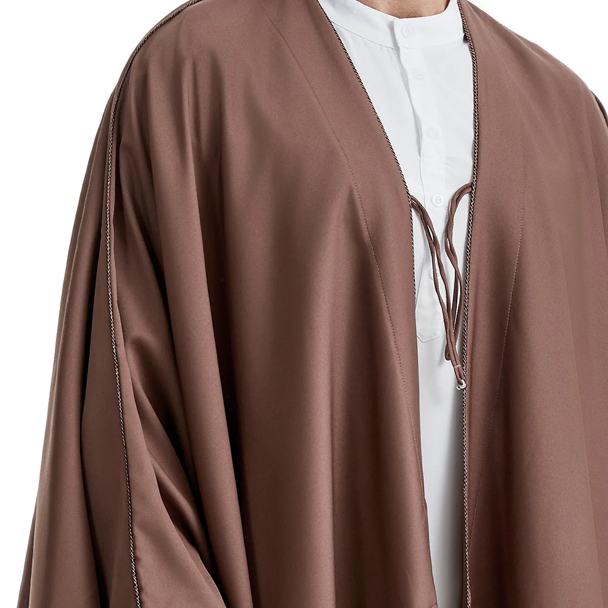 Ramadan Kbaya Abayas Muçulmano Aberto para Homens, Roupas de Oração, Kimono Elegante, Dubai, Turquia, Árabe, Islamismo, Homens