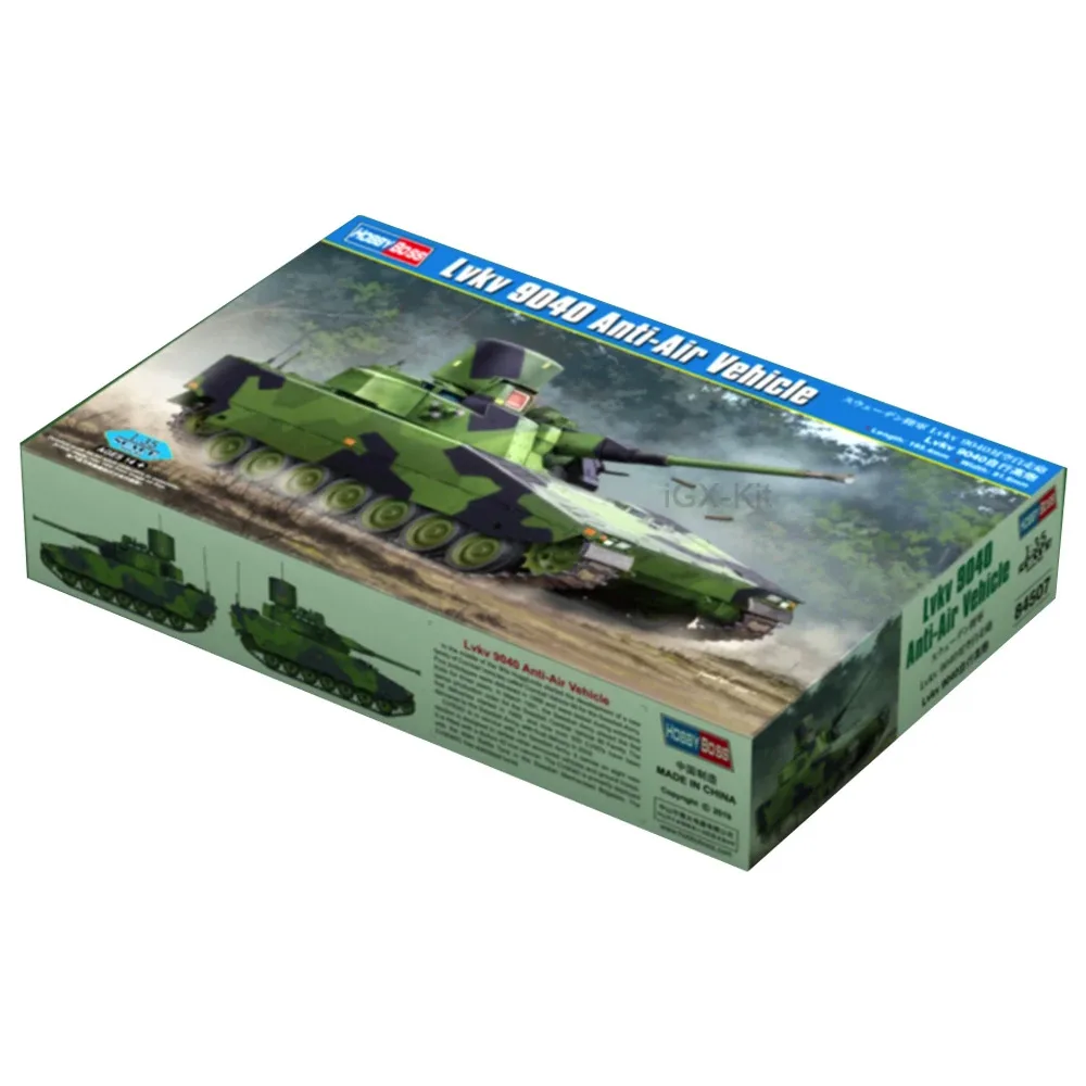 Hobbyboss Assemble Model 84507 1/35 Scale LVKV 9040 Anti Aircraft  Vehicle Self Propelled Artillery Hobby Craft Toy Building Kit