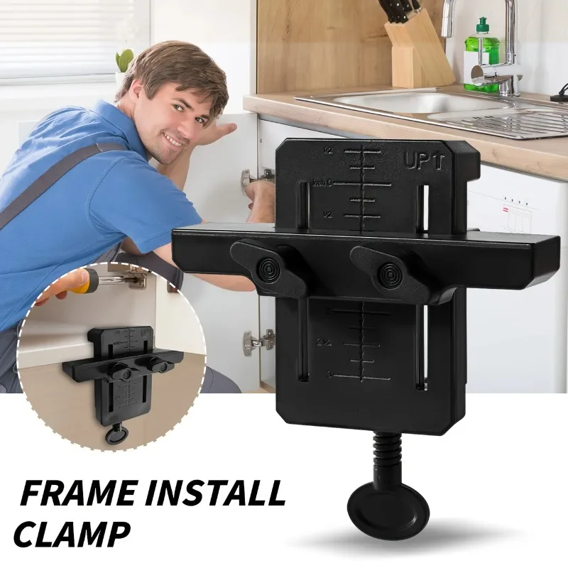 

Cabinet Door Mounting Jig Easy Install Cabinets Frame Clamp Household Hidden Door ABS Plastic Mounting Support Woodworking Tools