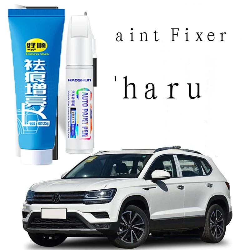 

Ручка для рисования царапин, подходит для Volkswagen Tharu, ручка для ремонта краски, оригинальный белый карбоновый кристалл, серый Tharu, автоаксессуары