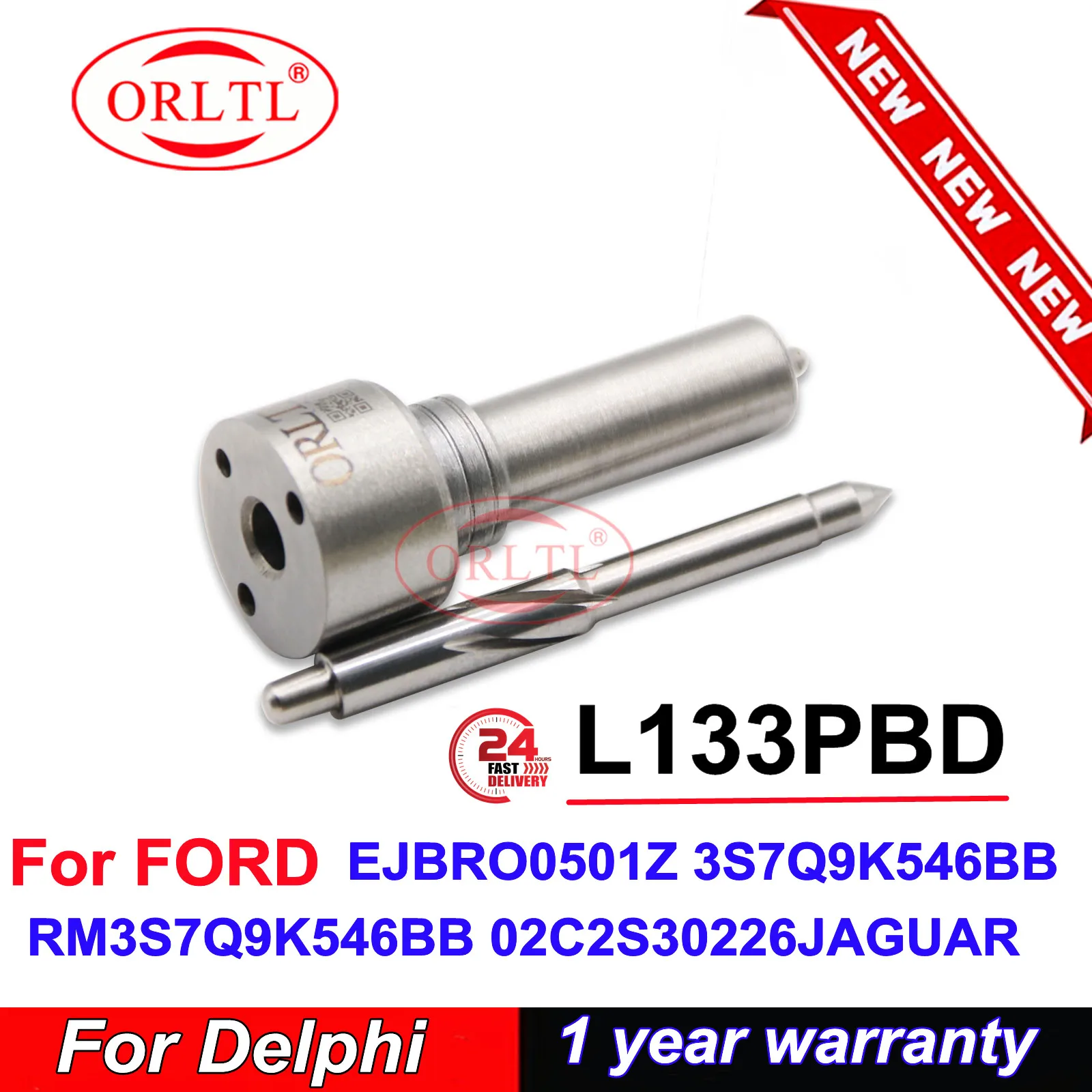

ORLTL L133PBD Diesel Injector Nozzle L133PBC FOR FORD EJBR00501Z EJDR00501Z 3S7Q9K546BB RM3S7Q9K546BB 02C2S30226JAGUAR