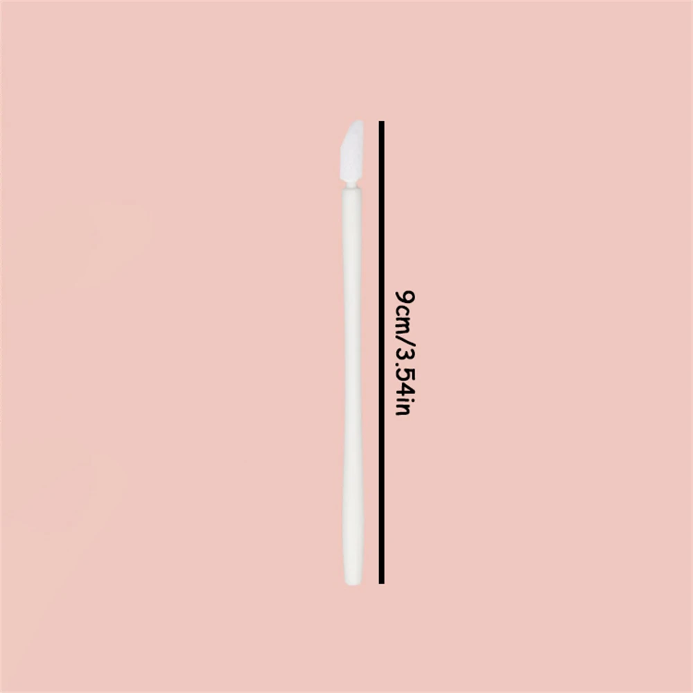 50 قطعة فرشاة الشفاه أدوات ماكياج الجوف الشفاه الصولجانات النايلون ملمع الشفاه عصا قضيب أحمر الشفاه الصولجانات مجموعة أدوات التجميل #2