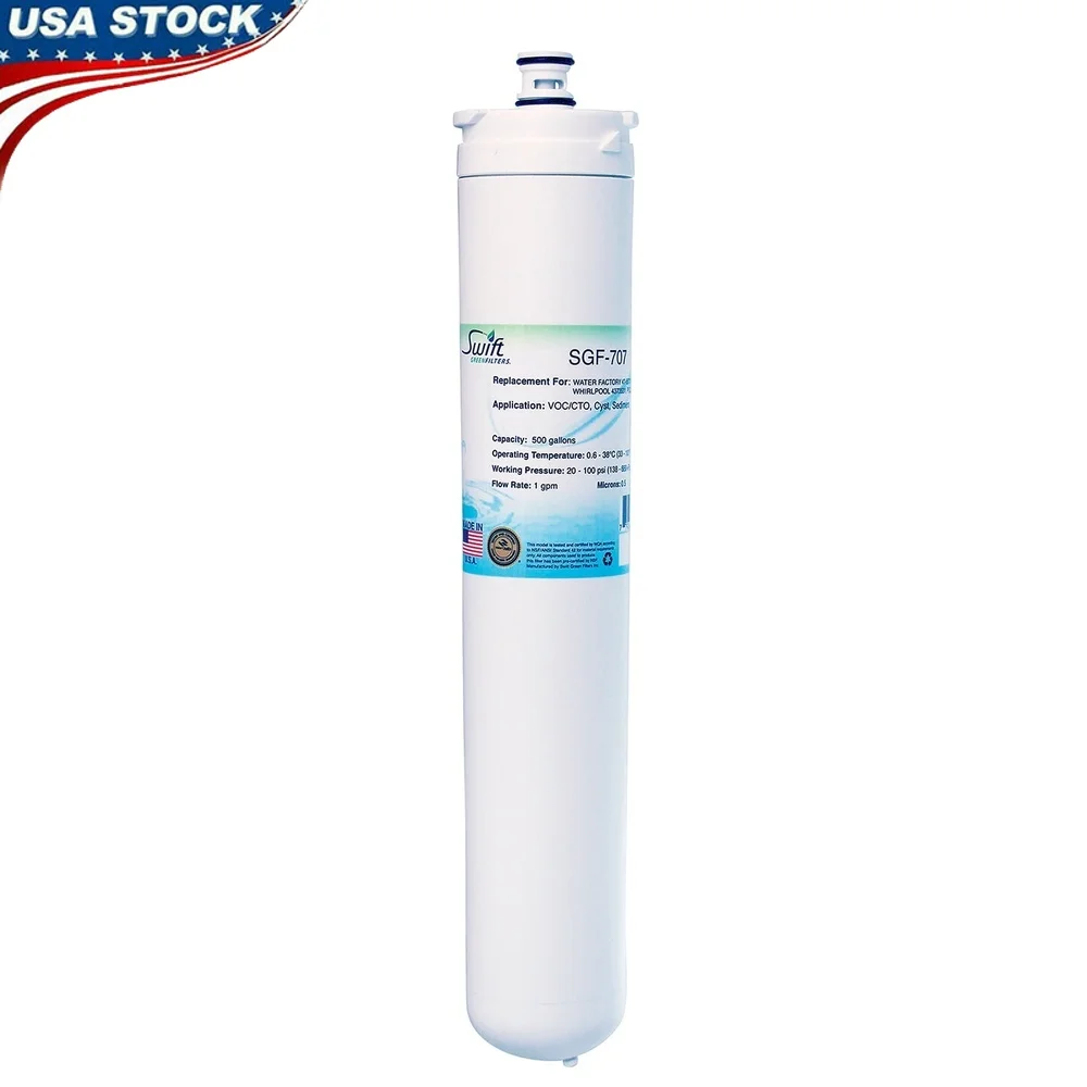 

High Quality SGF-707 Replacement Water Filter Reduces Contaminants Chlorine Cysts Sediment Dirt Rust Compatible with Leading