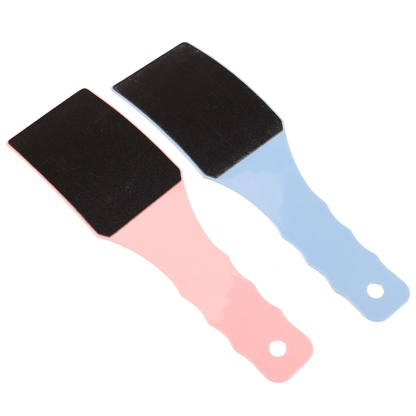 2Pcs Foot Scrubber File Dead Skin Remover Double Sided Exfoliating Tool Ergonomic Grip Lightweight Storage Foot Rasp File