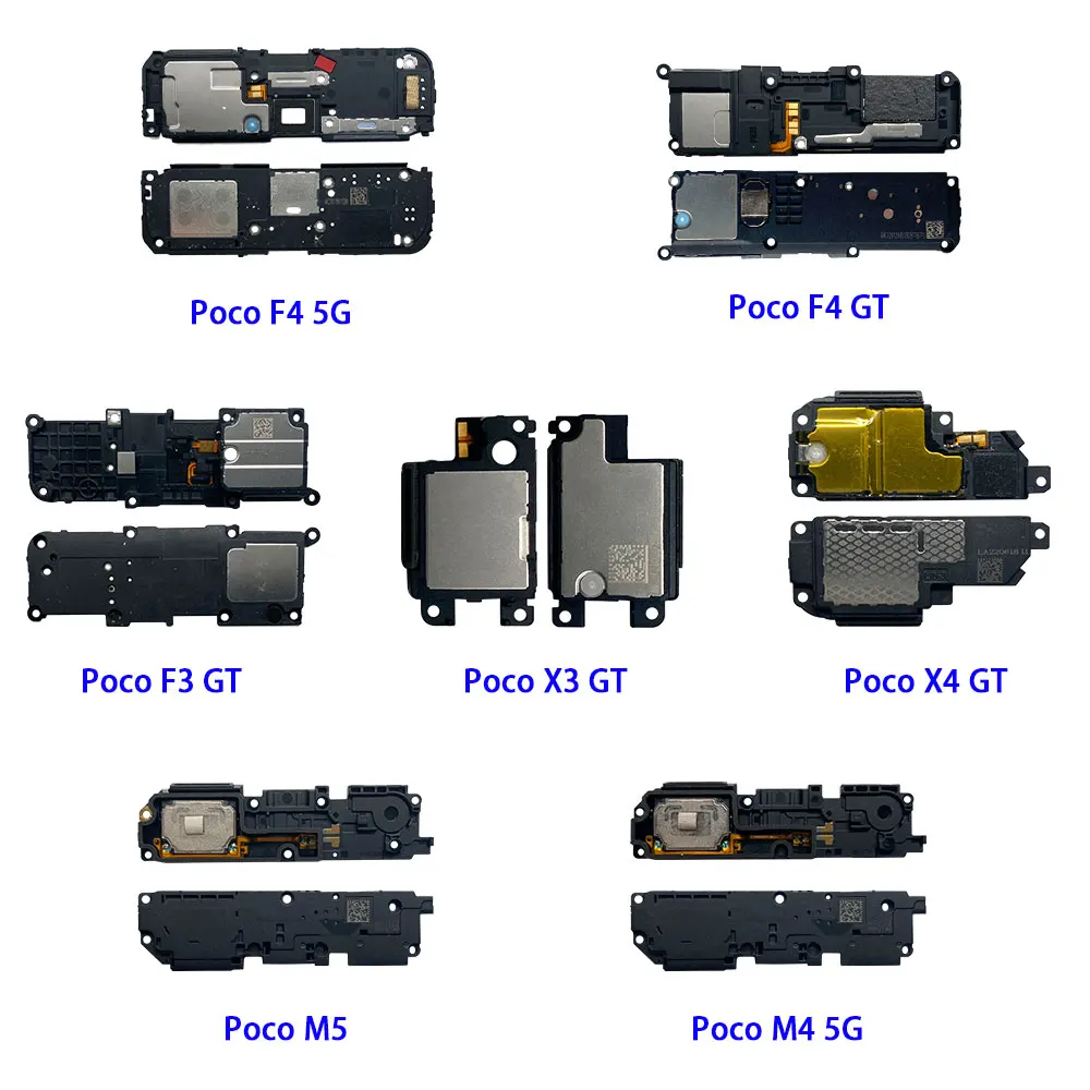

Loud Speaker Ringer For Xiaomi Poco F3 F4 5G M4 M5 X3 X4 GT Ringer Buzzer Flex Cable Replacement