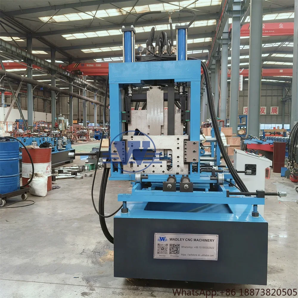 Quick Changeable C/Z Interchange Metal Automatic CU Frame Steel C U Z Shape Purlin Profile Channel Making Roll Forming Machine