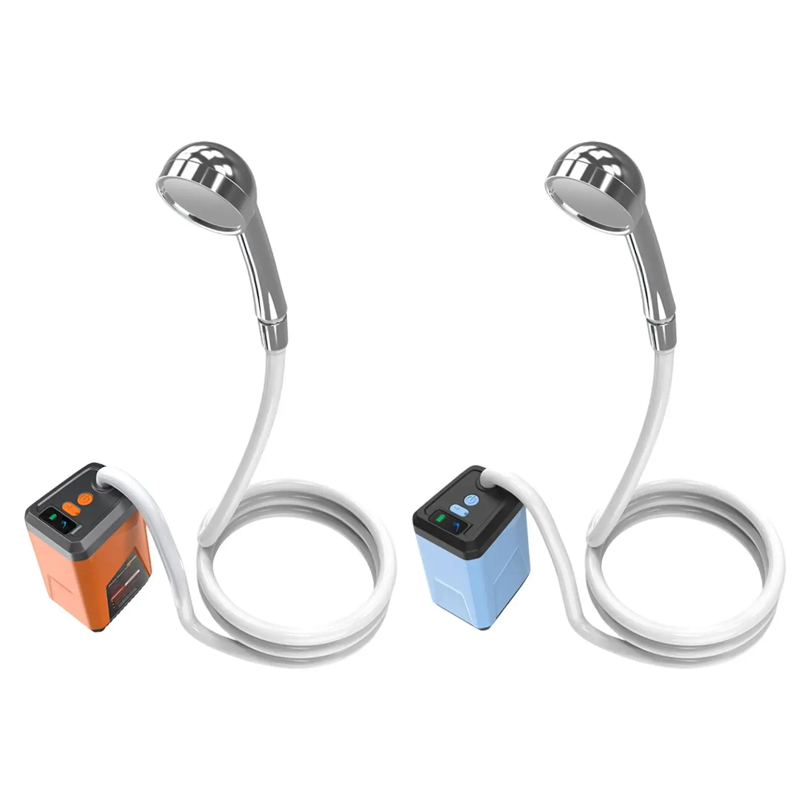 

Портативный душ, электрический уличный душ, регулируемый ручной походный душ для чистки домашних животных, полива растений, общежития, пляжного туризма