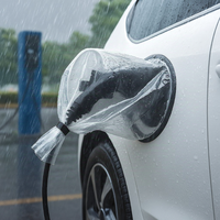 Magnetic Charger Port Rainproof Protector Cover, Magnetic Electric Car Charger Plug Cover, Outdoor Waterproof Durable