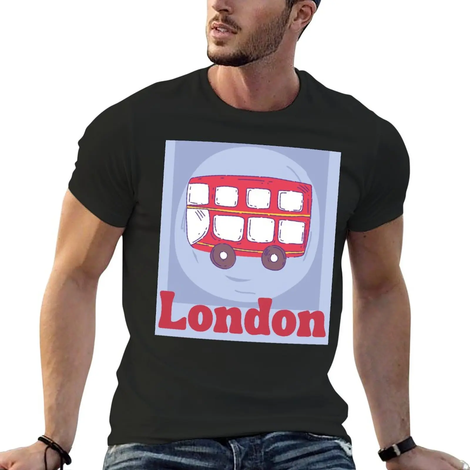 London England Design Featuring Double Decker T-Shirt shirts graphic tees Blouse mens graphic t-shirts funny