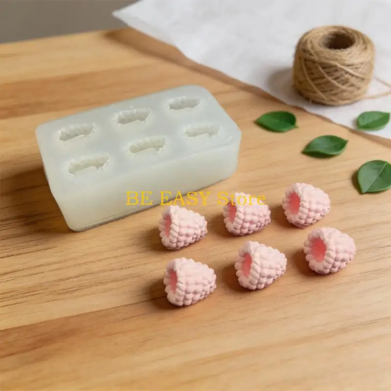 E28F Easy Releases Silicone Raspberry Heart Molds For Bakers And Designers