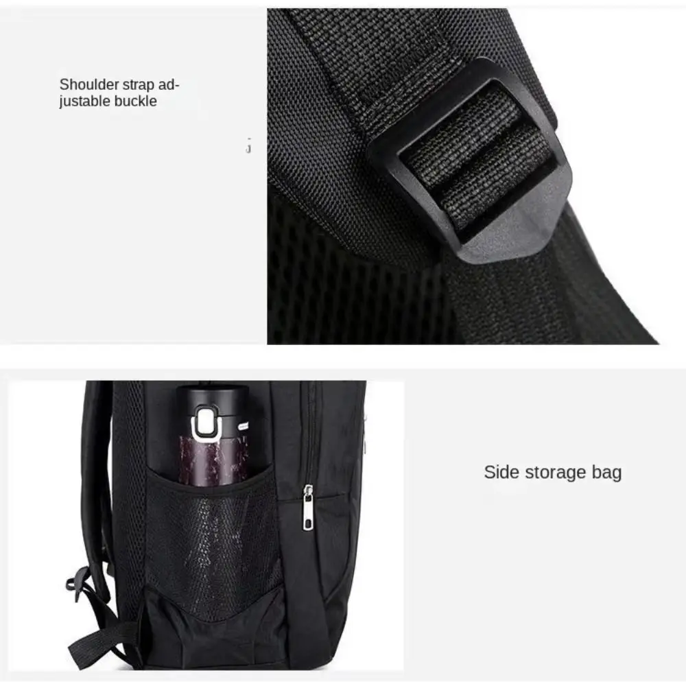 Multifunctional Business Notebook Backpack with USB Charging Port Waterproof Men's Backbag Wear-resistant Large Capacity