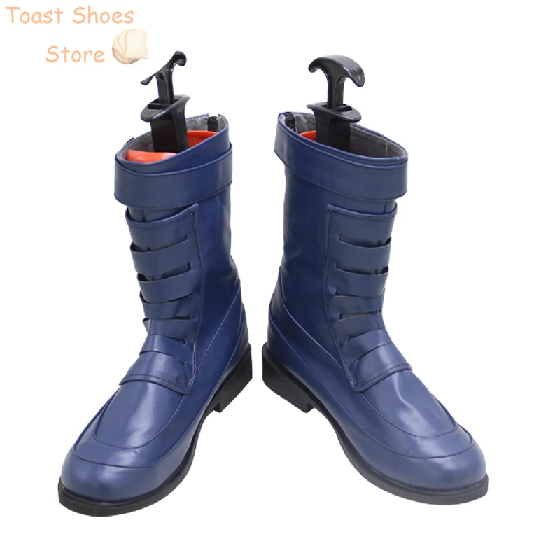 Christopher Smith Cosplay Sapatos, Peacemaker Prop, Sapatos de couro PU, Botas de Carnaval de Halloween