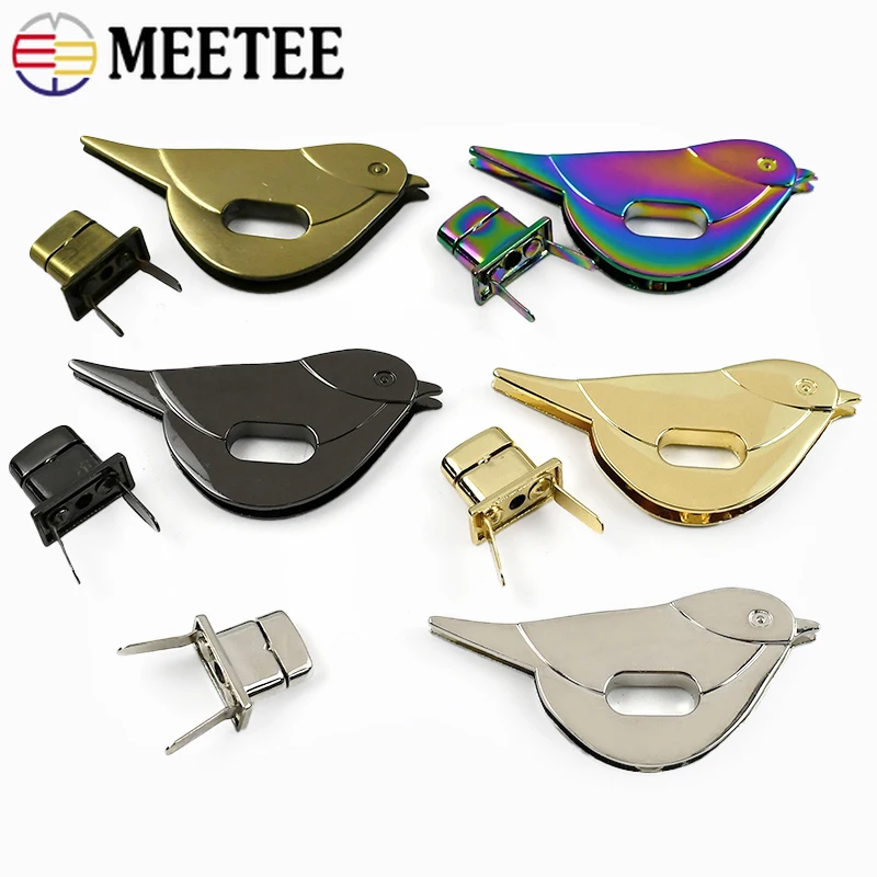 

1-5Pcs Metal Buckles Bag Lock Buckle Pocket Twist Turn Snap Hook Wallet Closure Decorative Latch Locks Accessories for Handbags