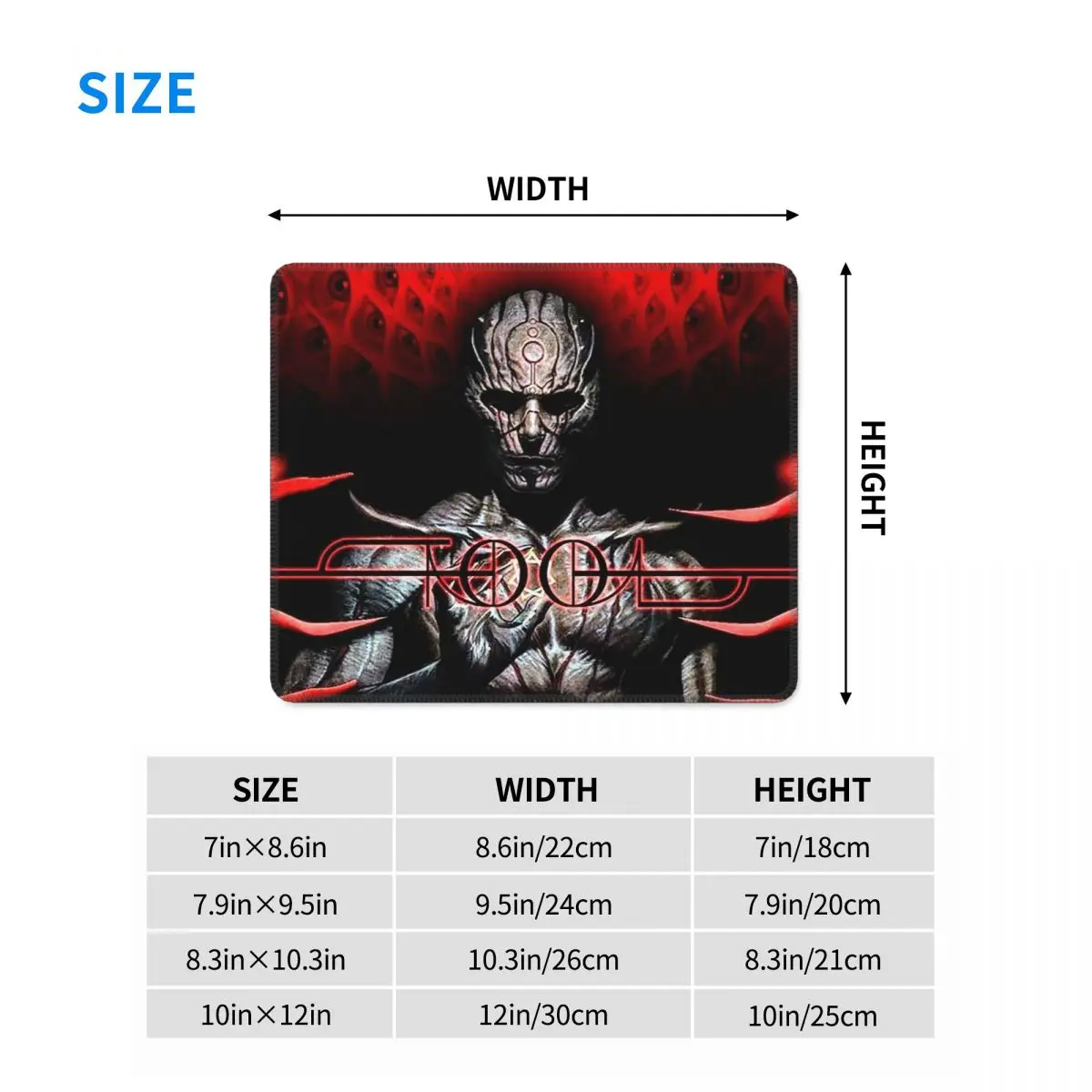 أداة الفرقة Lateralus الثقيلة المعادن ماوس الوسادة الكمبيوتر لوحة المفاتيح ماوس حصيرة الألعاب مكتب للحاسوب شخصي حصيرة مكتب الملحقات الجدول الحصير #6