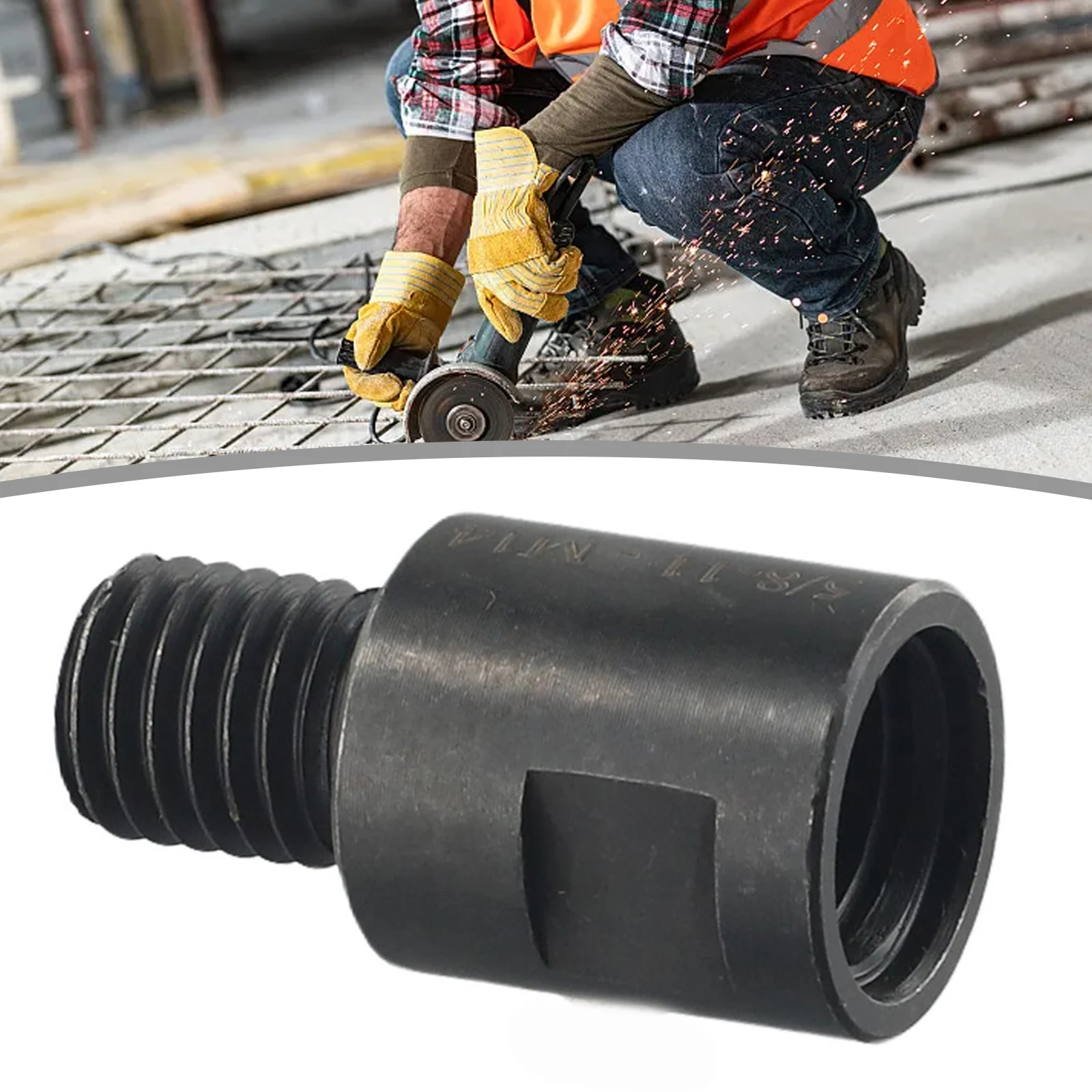 1pc Angle Grinder Adapter Converter M10 For M14 5/8-11 For Polishing Pads Backer Plate Polishing Machine Power Tool Parts