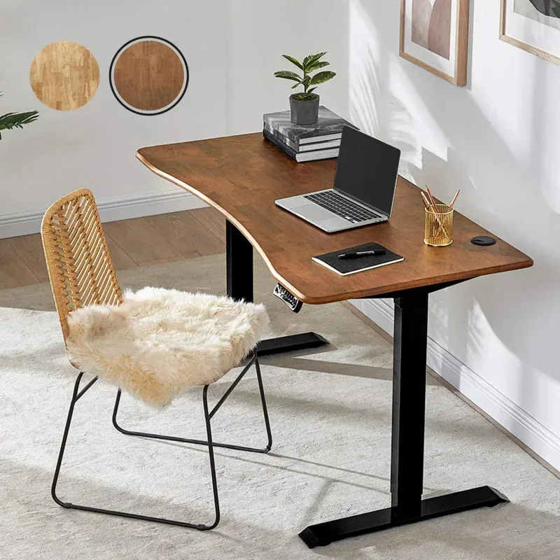 

QWmmopio Sterling Electric Height Standing. Рабочая станция Sit. 3 Регулируемая настройка памяти и подставка-сигнализация, 100% массив дерева