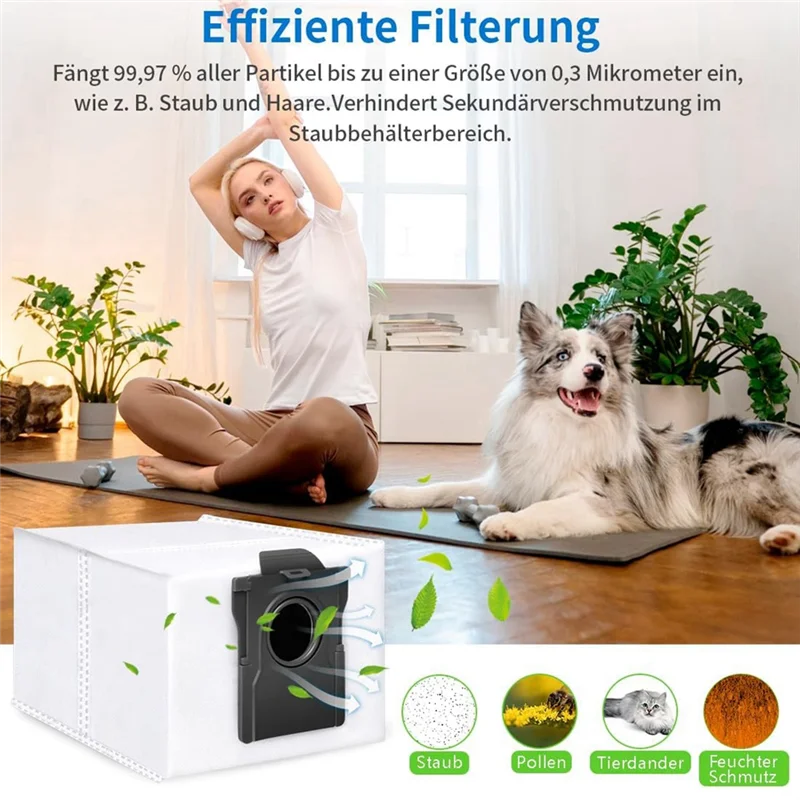 

AT02-14 шт. мешки для пыли, запасные части для Dreame D10 Plus Gen 2, вакуумные аксессуары, мешки для сбора мусора