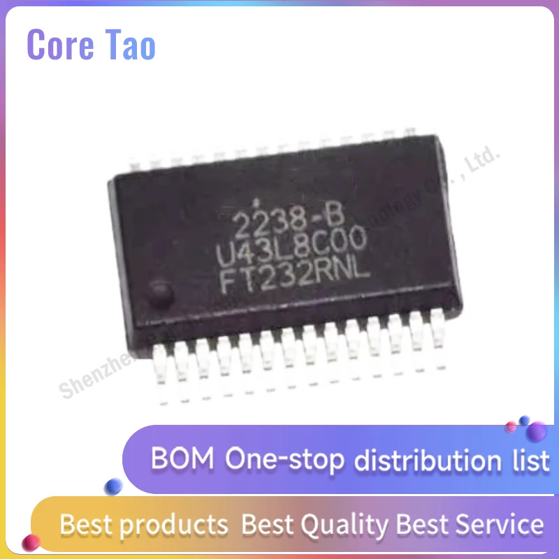 1pcs/lot FT232RNL-REEL FT232RNL FT232 SSOP28 USB to serial chip