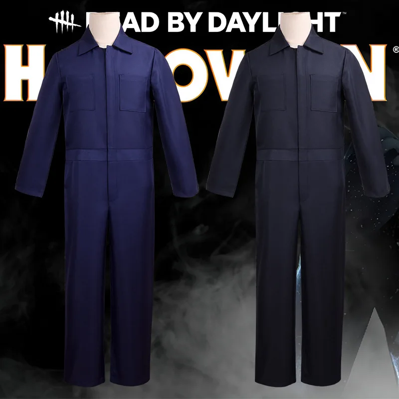 Michael Myers Cosplay Jumpsuits Man Bleach Halloween Costume Horror Mask Outfits Bodysuit Mask Knife Carnival Suit Clothing