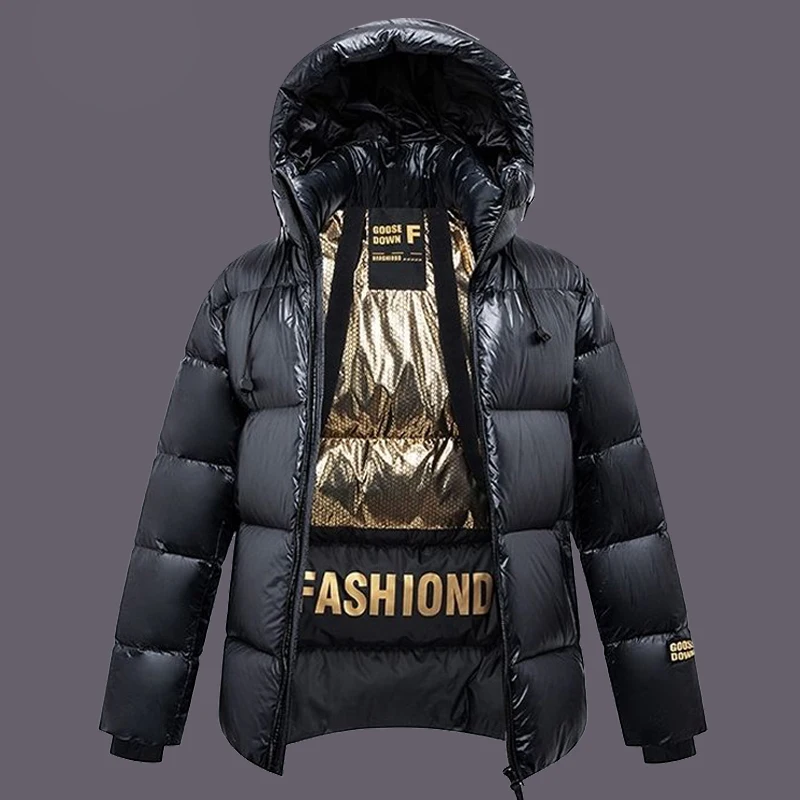 Goose Down Winter Jacket Coat Men High Quality Puffer Jacket Men Luxury  Puffer Coat For Man Waterproof Goose Feather Jacket Men