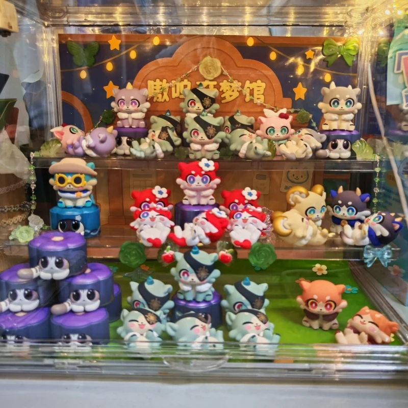 

Оригинальная мини-фигурка miHOYO Honkai Starrail Wow Woo Chimera Series в слепой коробке, аниме-фигурка, модная игрушка, настольное украшение, загадочный подарок