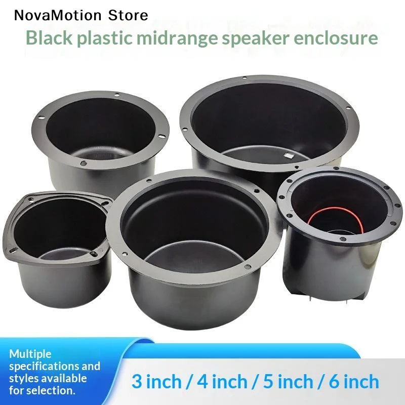 [NM]3/4/5/ Inch Waterproof Speaker Cabinet With Grile, Midrange Box Bass Diaphragm Speaker For Electric Scooter Modifcation[NM]