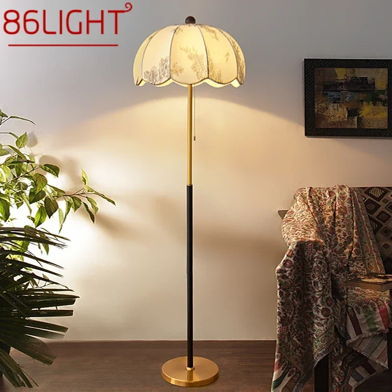 

86LIGHT Contemporary Floor Lamp Retro Art Bedroom Living Room Beside The Sofa LED Villa Hotel Decorative Standing Light