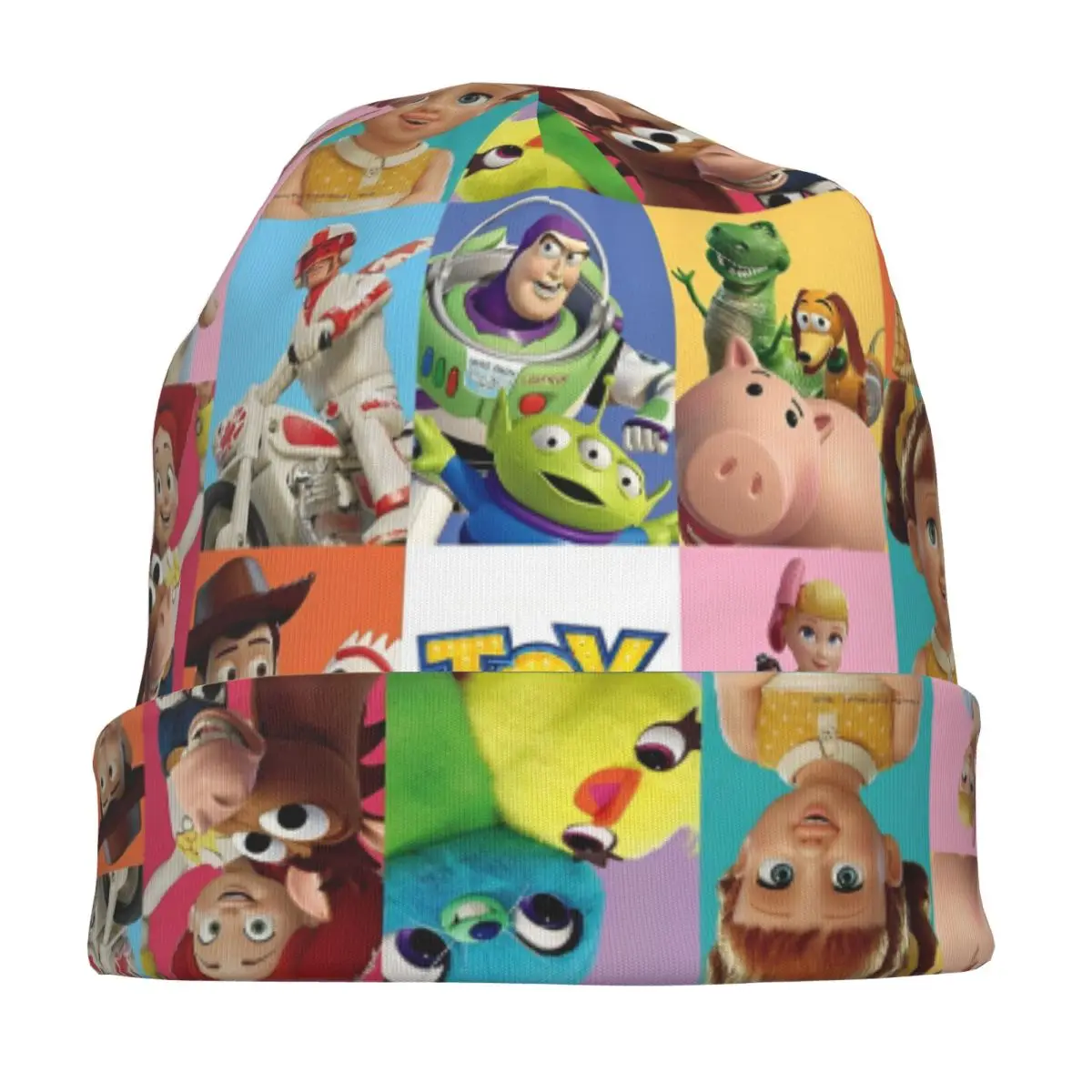 Czapki typu beanie z postaciami z filmu Toy Story, modne czapki uliczne, czapki z daszkiem, czapki dla mężczyzn i kobiet, ciepłe, termiczne, elastyczne.