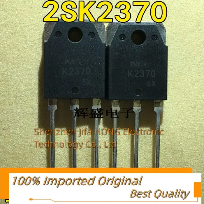 

10PCS/Lot 2SK2370 K2370 20A/500V TO-3P Imported Original Best Quality