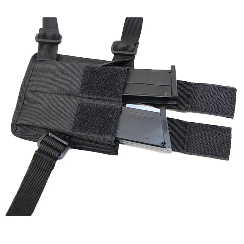 Tactical Universal Concealed Carry Shoulder Holster For Glock 17 43X Beretta M9 APX P09 Pistol Hidden Holster With 2 Mag Pouch