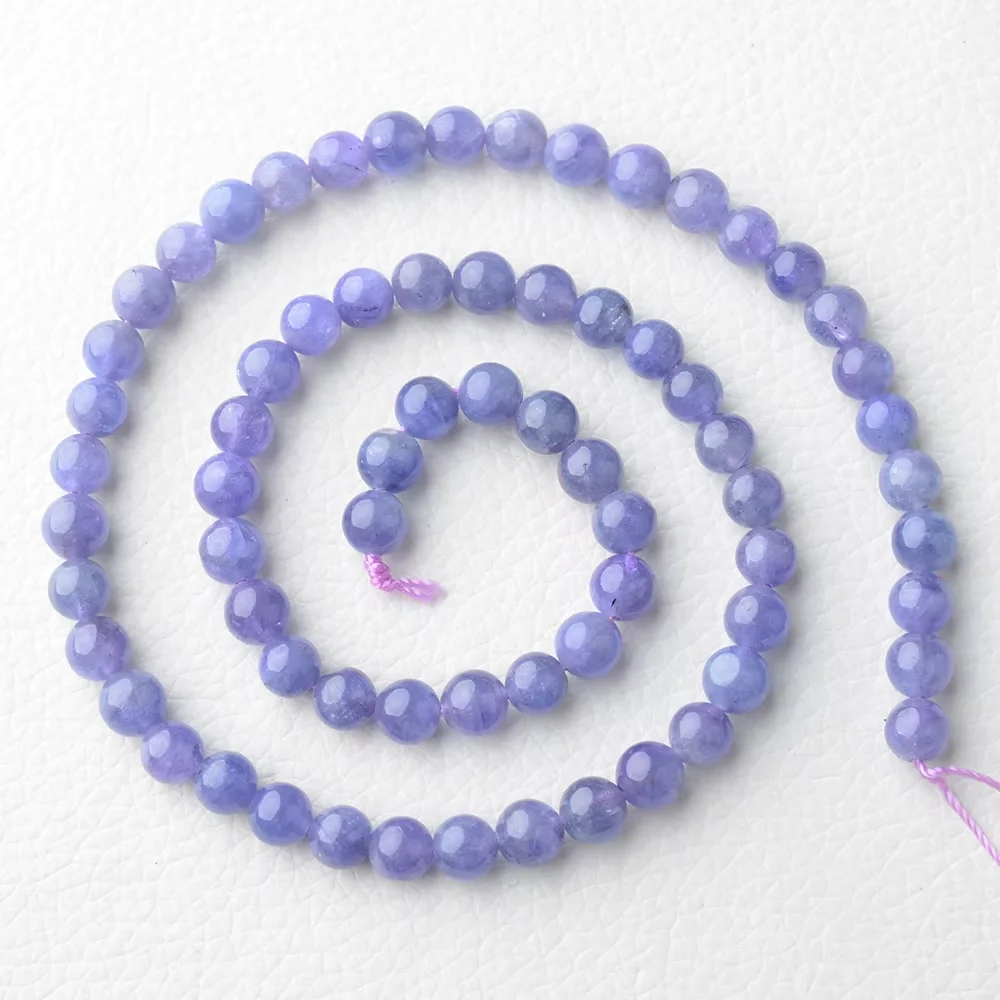 

High Quality Natural Genuine Tanzania Tanzanite Dark Purple Blue Gemstone stones Round Loose Beads 7mm 8mm