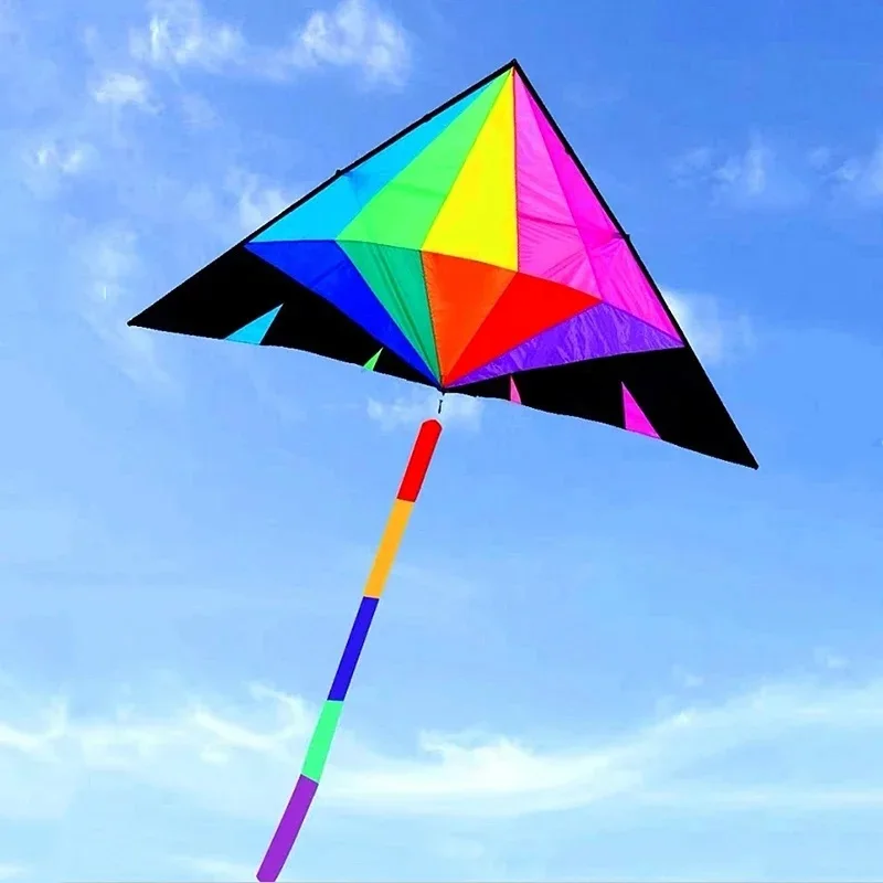 Free shipping large diamond kite flying adults kites delta kites factory flying wing kitesurf windsurfing equipment cometa plane