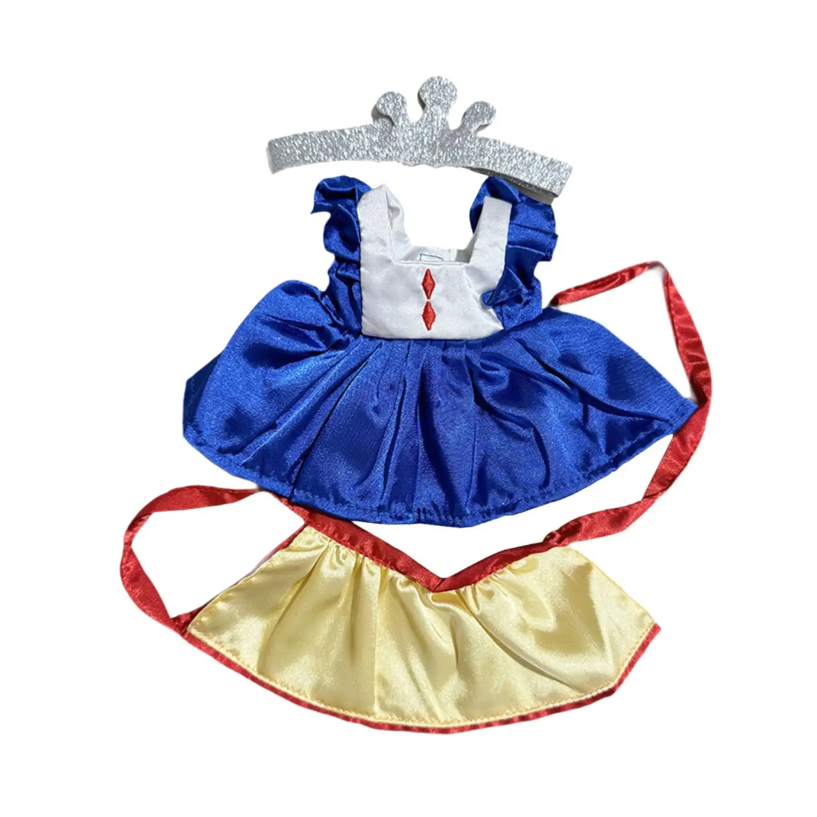 

20cm Doll Clothes Set Costumes Fashion Dress up Doll Accessories Doll Outifits with Hair Accessories for Birthday Party Toys