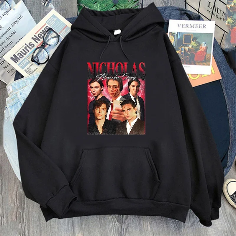 

Nicholas Chavez Vintage Hoodie 2024 Fashion Retro Women/men Hoodies Unisex Sweatshirt Classic Aesthetic Harajuku Winter Clothes