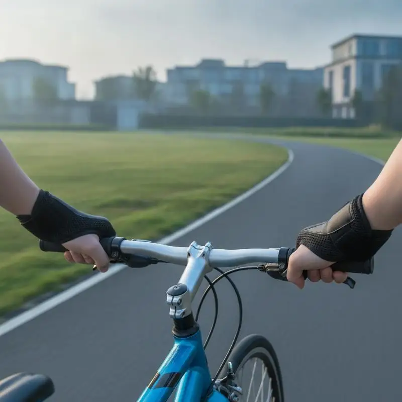 Adjustable Wrist Support Brace for Left Right Hand Non-Slip Pain Relief for Fitness Weightlifting Powerlifting Gym Use