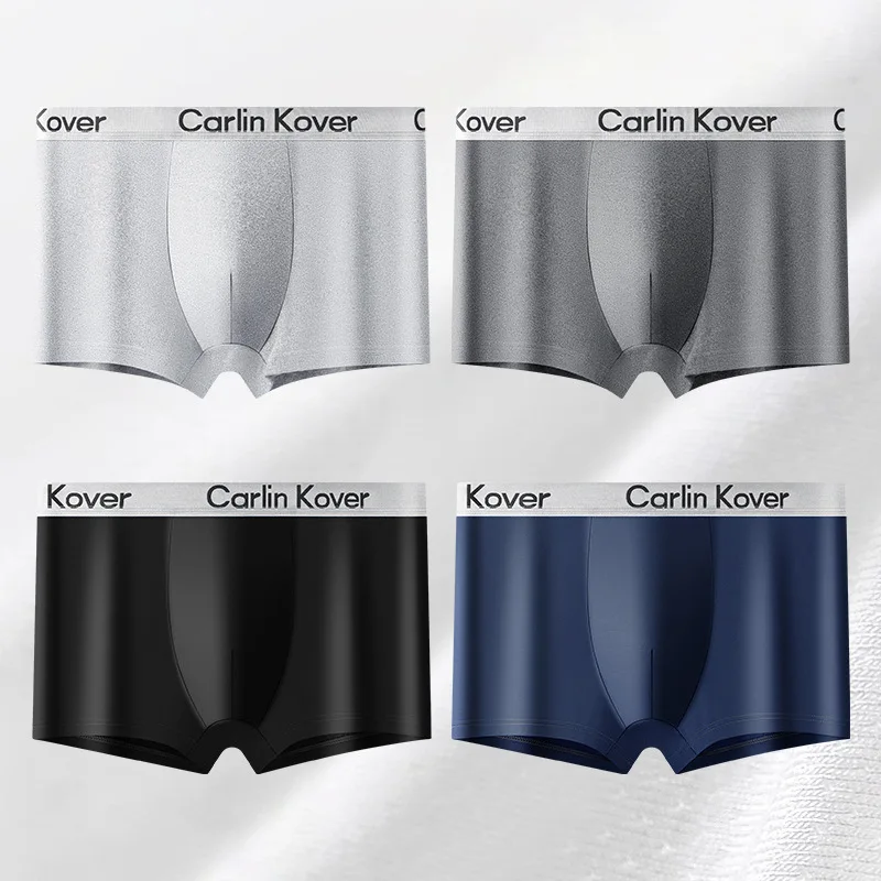 

Men's underwear boxers cotton crotch sexy breathable boxers.