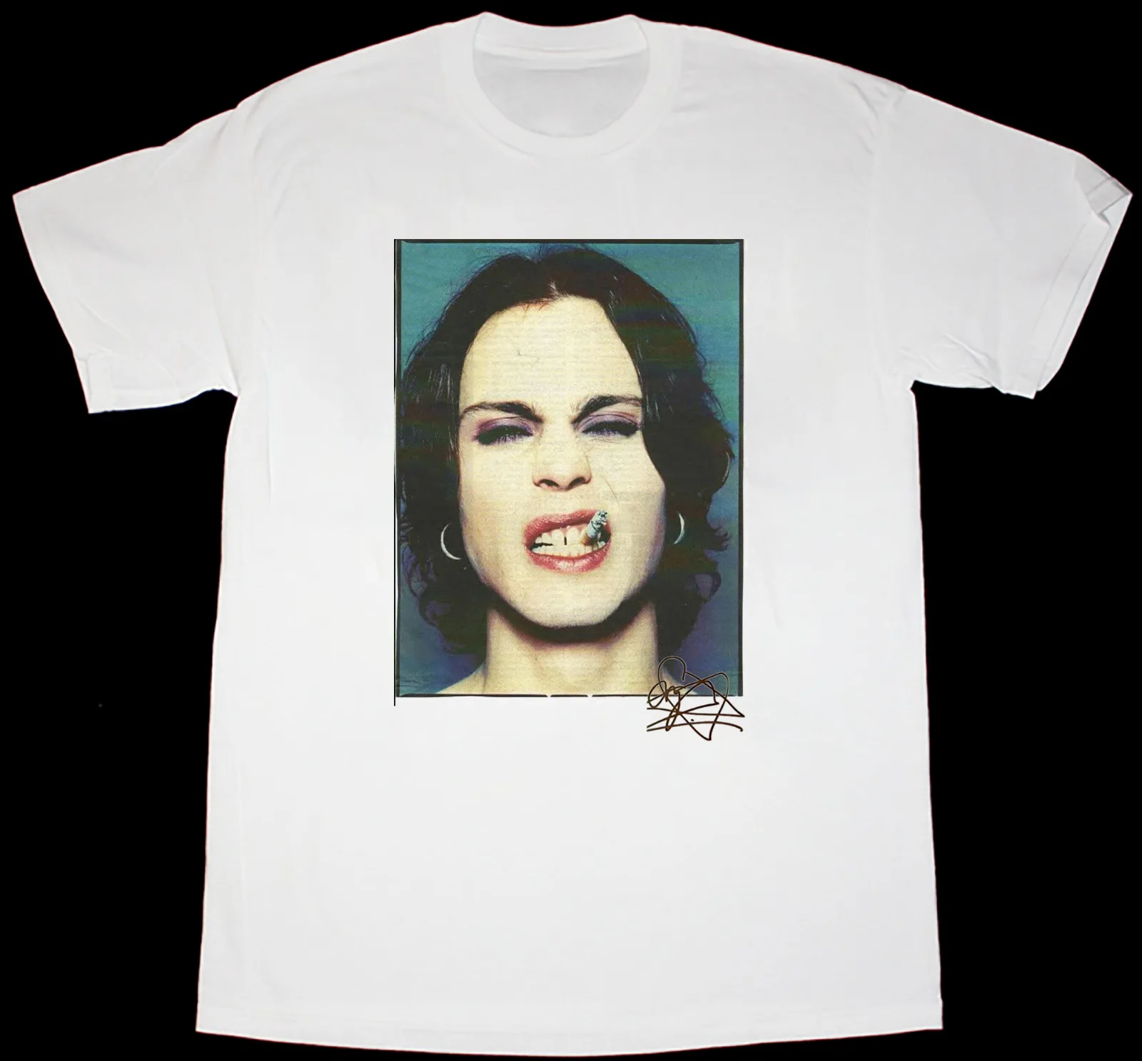 Rare Ville Valo HIM Gift For Fan All Size S to 5XL White T-SHIRT