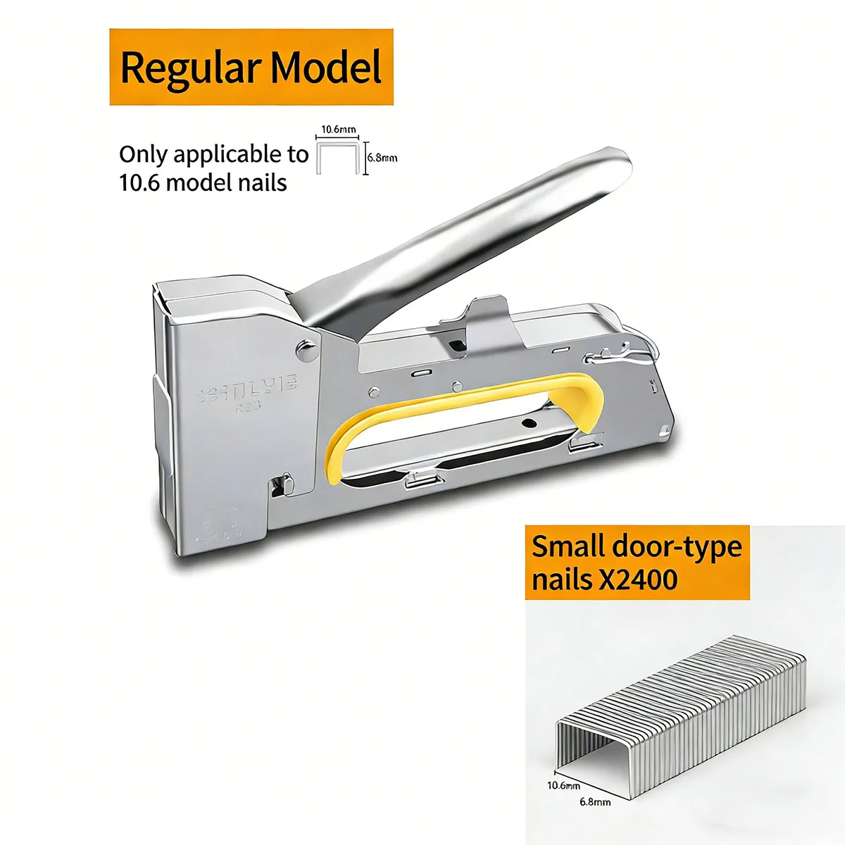 Manual steel nail gun, Martin gun, special wire groove straight nail machine, carpenter decoration multi-purpose tool nail gun