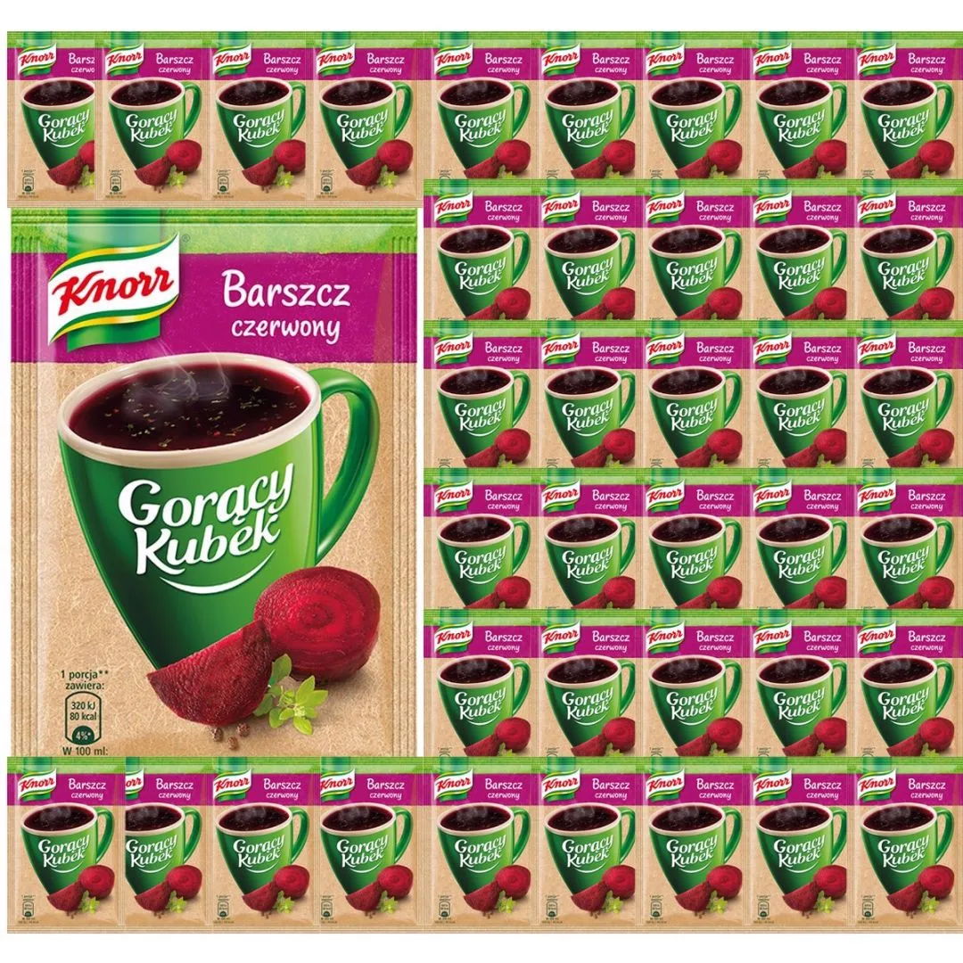 Knorr Hot Red Borscht Mug 14 G x 38 pieces