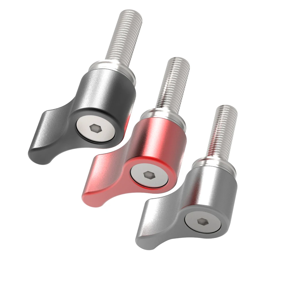 Adjustable M5 Handle Screw Hand Clamping Knob Tighten Manual Wrench Lock Adapter for GoPro OSMO 360 Action 5 Tripod Thumb Screw