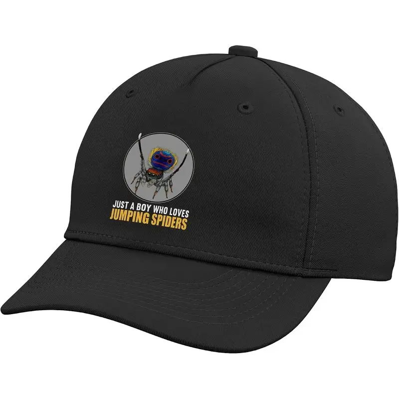Just a Boy who Loves Jumping Spiders Jumping Spider Adjustable Baseball Hat