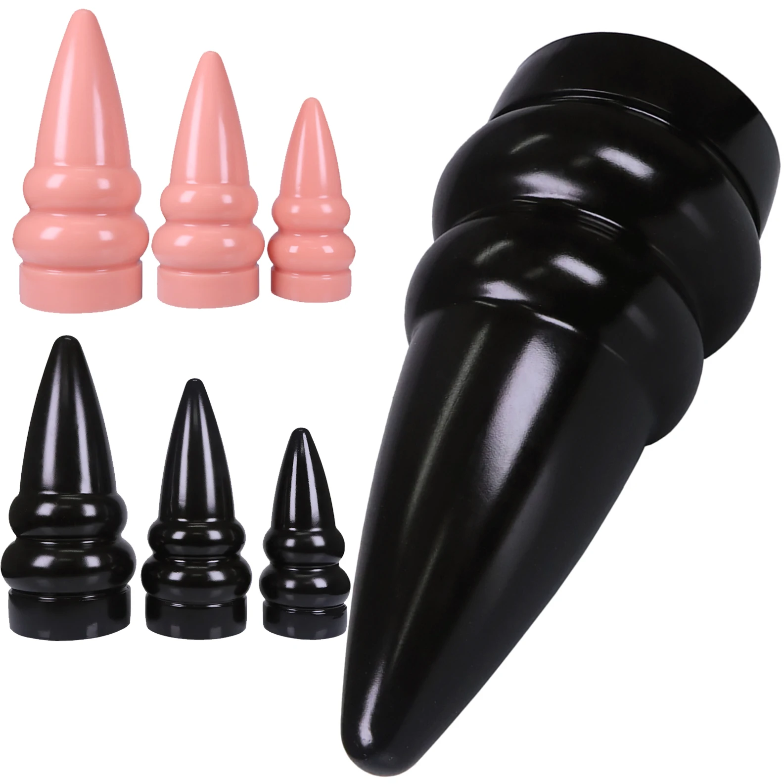 3 Sizes Spire Anal Plug Huge Butt Plug Dilatador Anal Dildo Sex Toys For Women Gay Vagina Stimulation G-Spot Prostate Massage 18