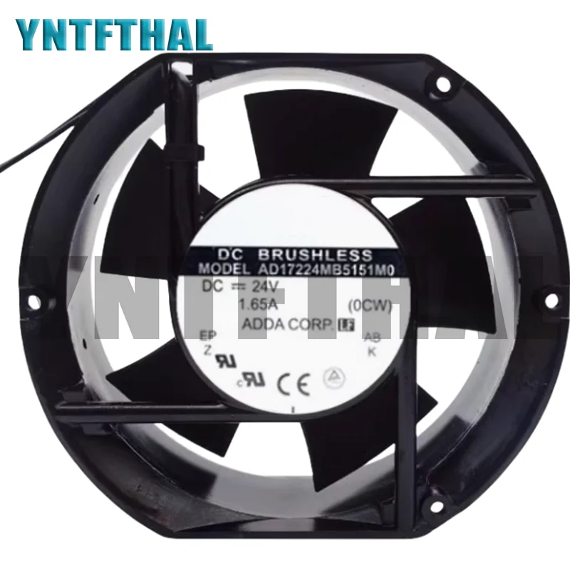 

New AD17224MB5151MO/AD17224MB5151M0 DC24V 1.65A Cooling Fan